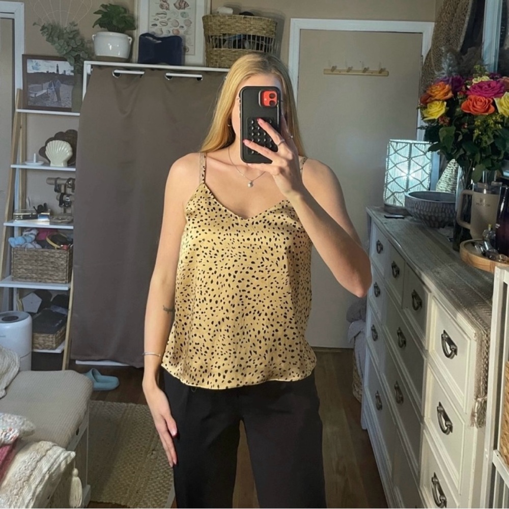 Forever 21 cheetah print tank top